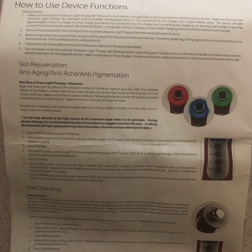 Truly Clear Ultrasonic Light Therapy View 2